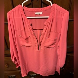 Pink Maurice’s shirt